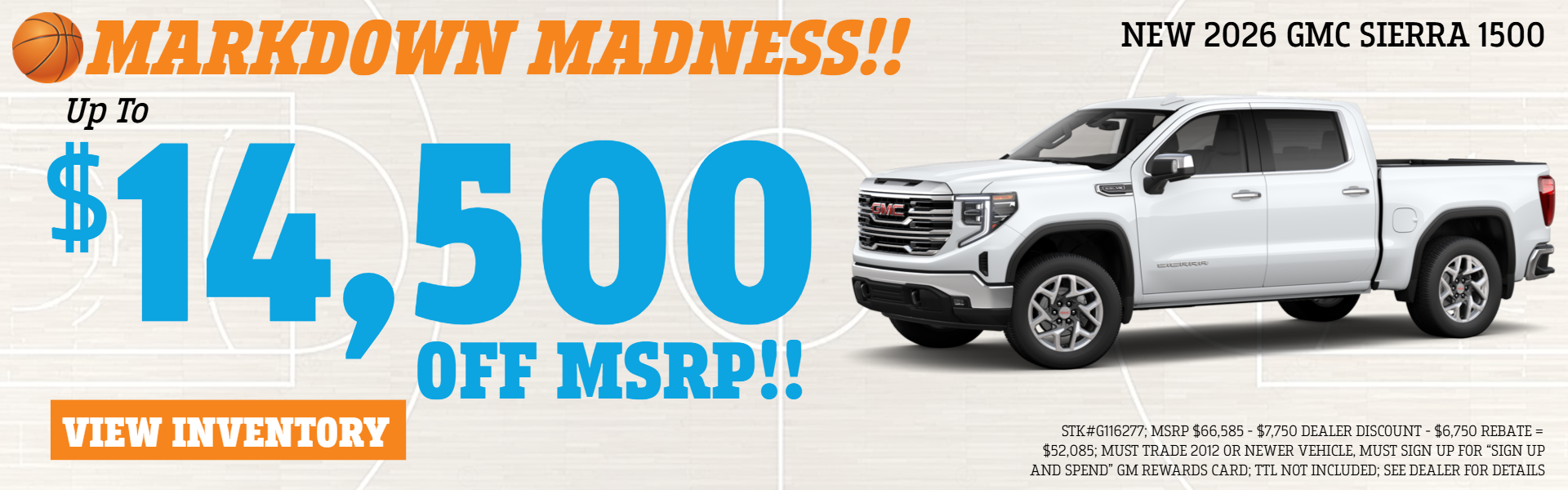 SIERRA 1500 OFFER FROM GLENN POLK CHEVROLET BUICK GMC