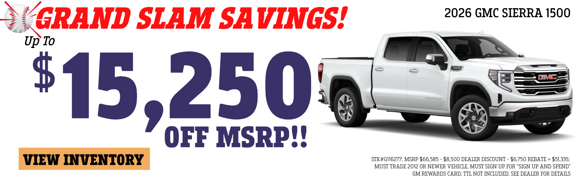 SIERRA 1500 OFFER FROM GLENN POLK CHEVROLET BUICK GMC