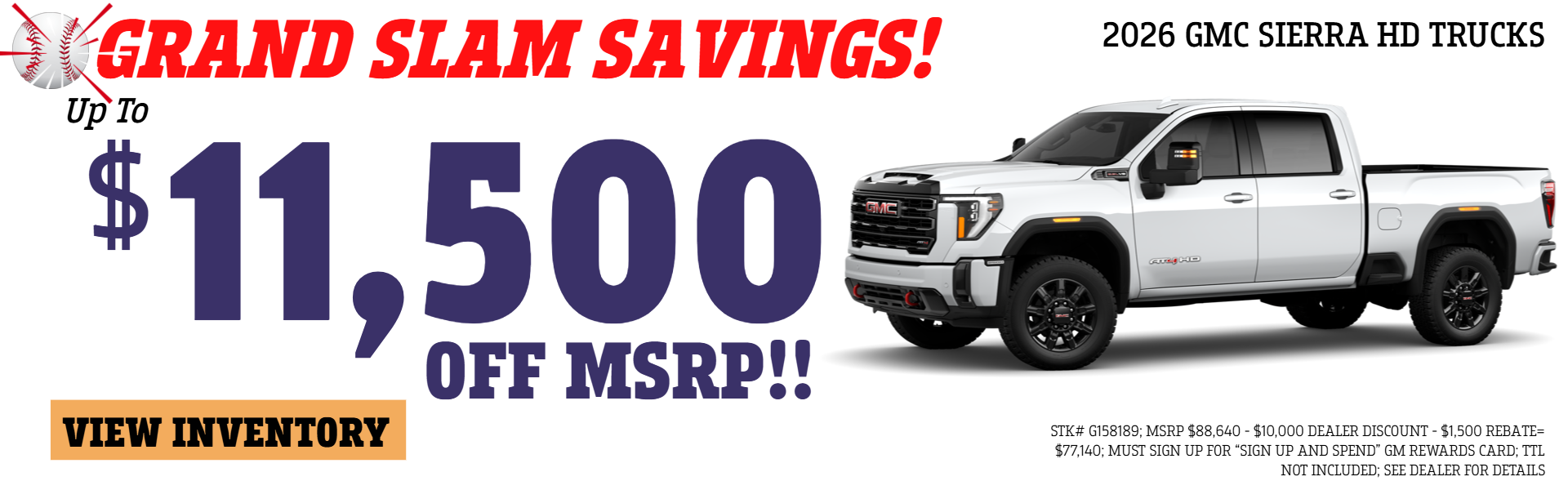 SIERRA HD OFFER FROM GLENN POLK IN GAINESVILLE