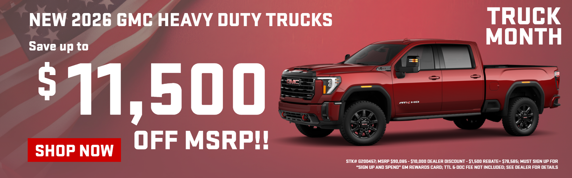 NEW 2026 GMC SIERRA HEAVY DUTY TRUCKS